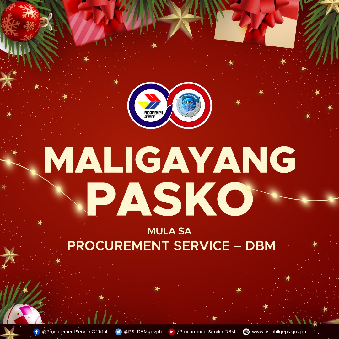 PSDBMgovph's tweet image. 𝗠𝗮𝗹𝗶𝗴𝗮𝘆𝗮𝗻𝗴 𝗣𝗮𝘀𝗸𝗼 mula sa PS-DBM! 🎄

Malamig man ang simoy ng hangin, tiyak na mas nangingibabaw ang init ng pag-ibig natin para sa isa&apos;t isa. Isabuhay natin ang tunay na diwa ng Pasko, at  nawa&apos;y manatili tayong isang 𝗽amilya sa 𝘀erbisyo. #onePSDBM