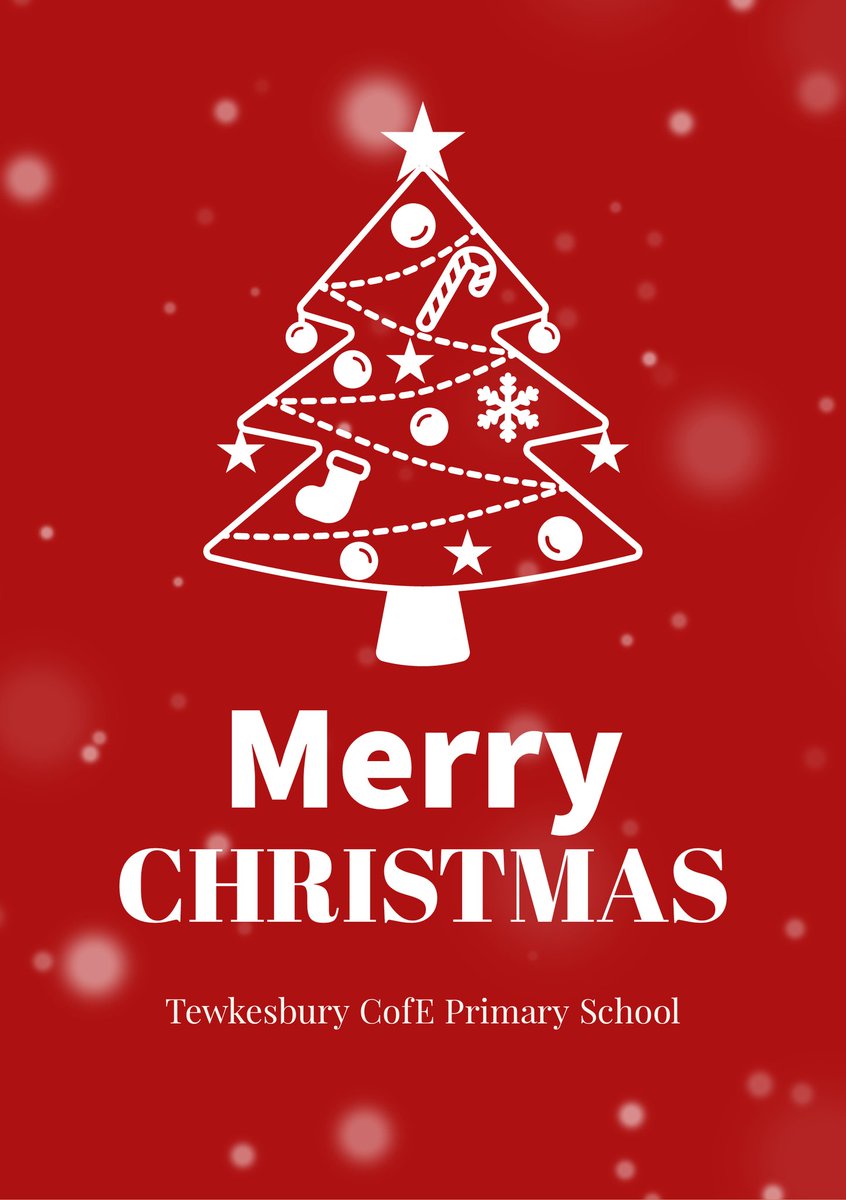 Wishing you all a very warm and joyous Merry Christmas from everyone at Tewkesbury CofE Primary School ☃️❄️🌟🎄🎅
#TewkPri #Tewkesbury #Gloucestershire #Cotswolds #Christmas #Christmas2023 #ChristmasTree #WarmWishes #ChristmasWishes #TewkesburyPrimarySchool #TewkesburyCofEPrimary