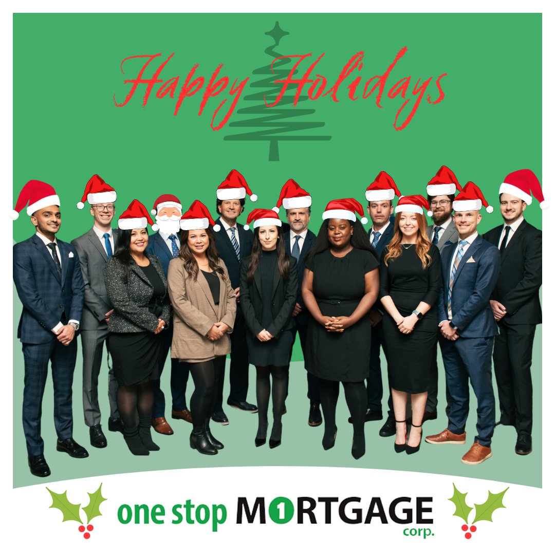 Happy Holidays from all of us at One Stop Mortgage Corp🎄🎅🎁

#happyholidays #santahats #winter #mortgagebroker #privatelender #mortgage #financing #equity #realestatebc #albertarealestate #trusted #house #vancouverliving #yvrhomes #yeghomes #yychomes #teamosm