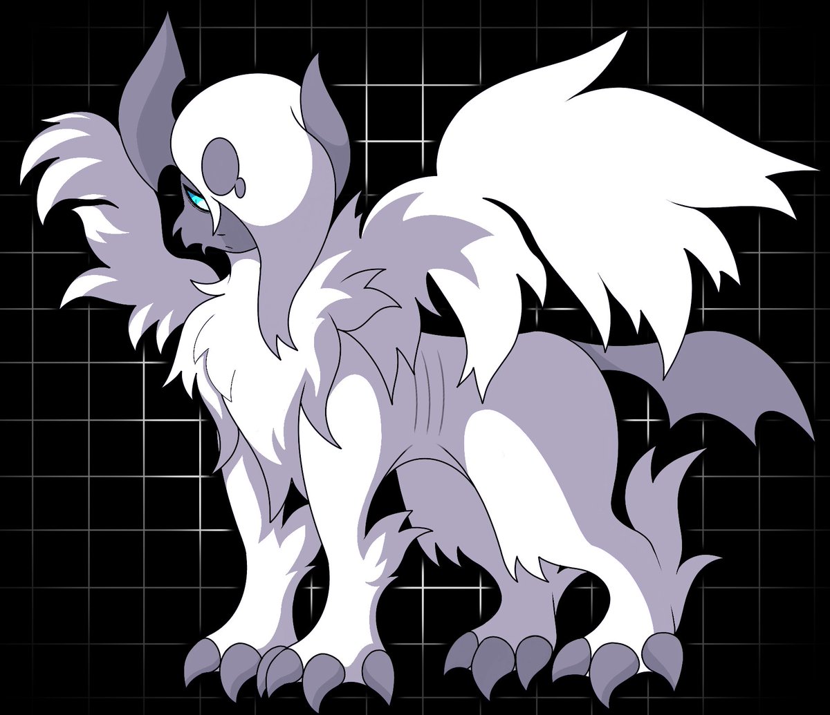 nstlgiia's tweet photo. this was supposed to be an oc but ended up turning into a random mega absol lol https://t.co/EXDc6nSaTu