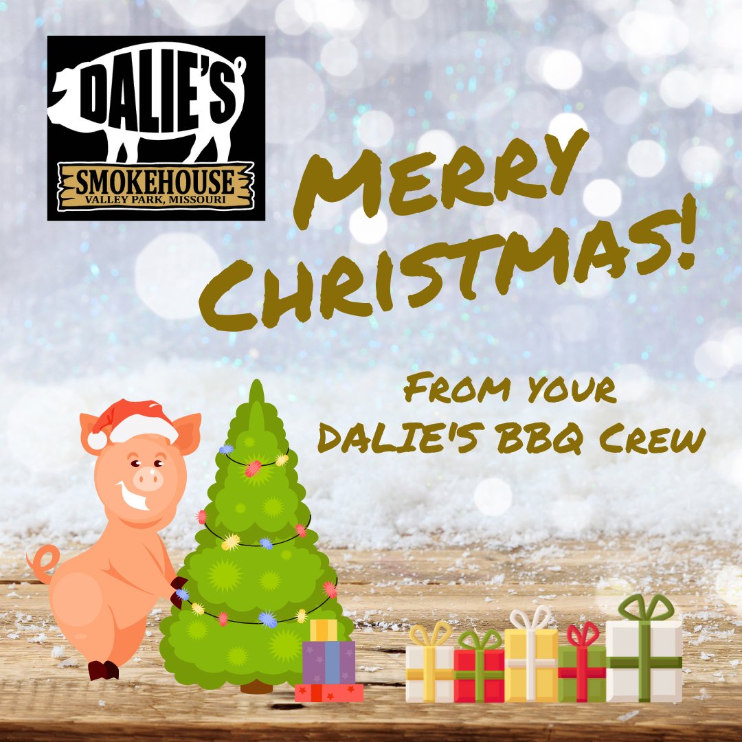 Wishing you and yours a VERY MERRY CHRISTMAS! 🎄🎅🎁 ❤️ Your Dalie's Crew REMINDER - we are CLOSED 12/24-12/26 and will see y'all on Wednesday, 12/27/23.
