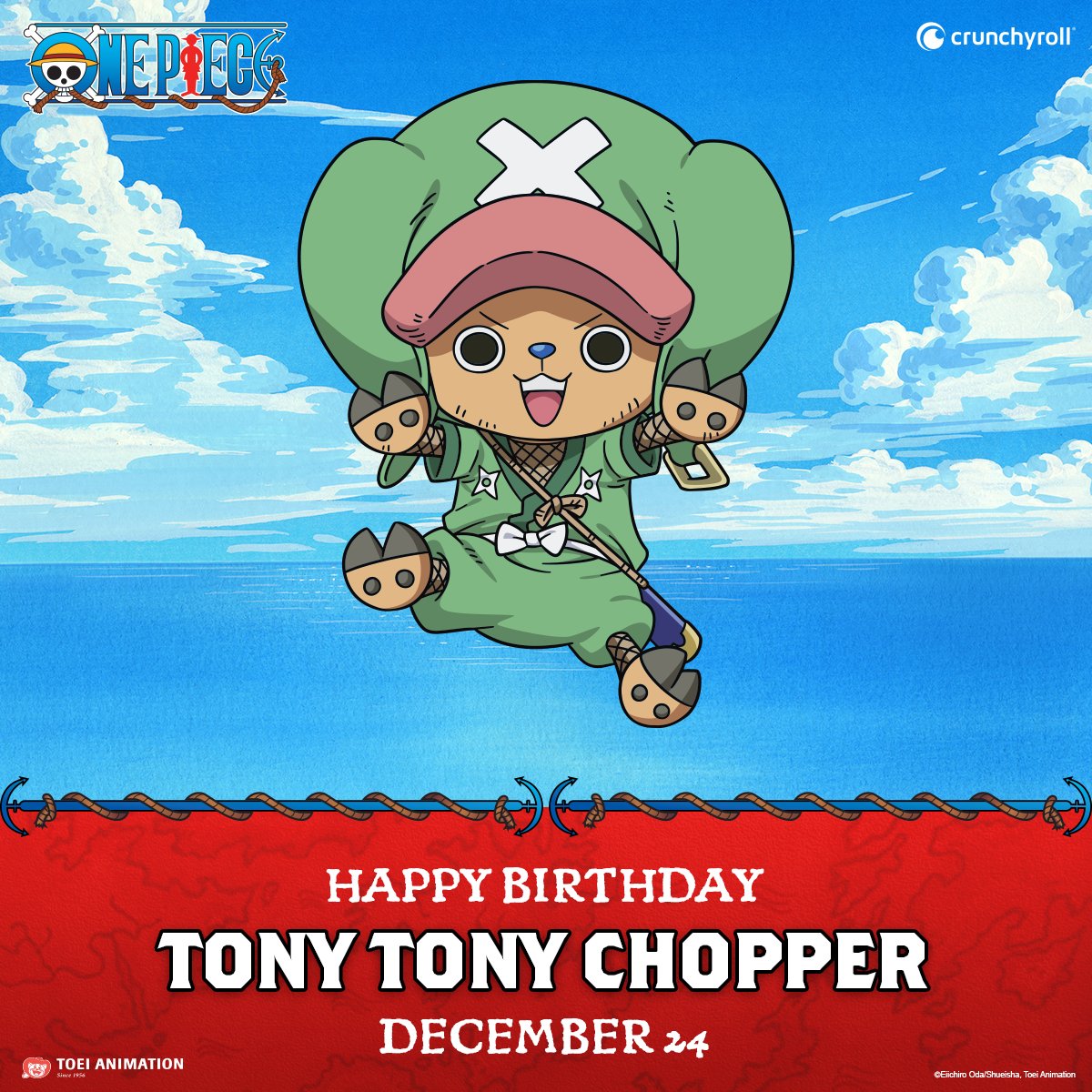 Happy birthday, Tony Tony Chopper! 🎉🎂