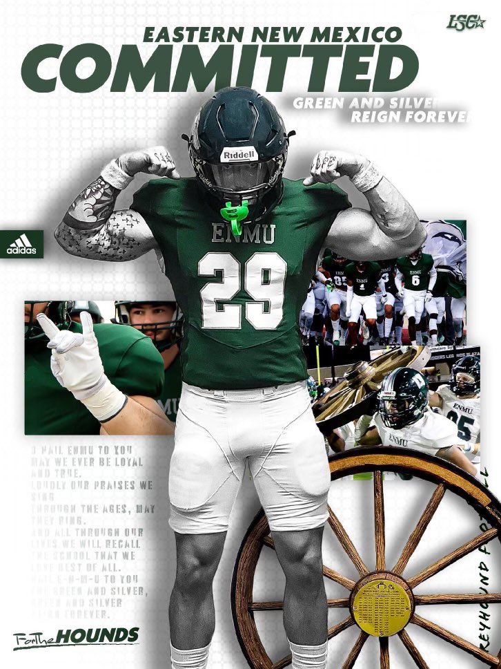 ervin_jq's tweet photo. After a great conversation with @CoachKelleyLee I am blessed to announce my commitment to @ENMUFootball Go Hounds.
@CoachMason_1 
@ScottRapp17 
@806hsscmedia https://t.co/IXnxDuDq9K