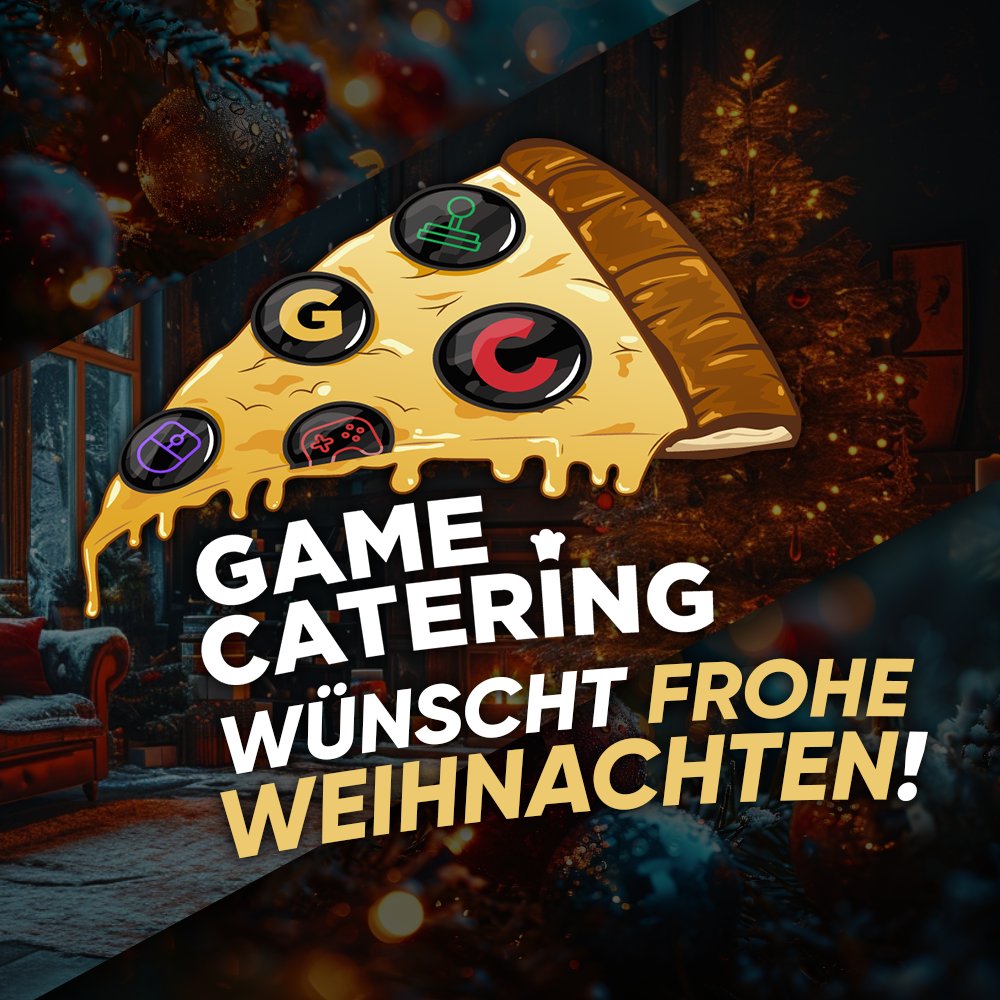 Das Jahr 2023 steckte voller Aufgaben, Überraschungen und Erfolge.

Wir möchten uns auch dieses Jahr wieder für das Vertrauen unserer Kunden, Partner und Unterstützer bedanken!

Viel Freude und füllendes Festessen wünscht euch das gesamte GameCatering Media Team!