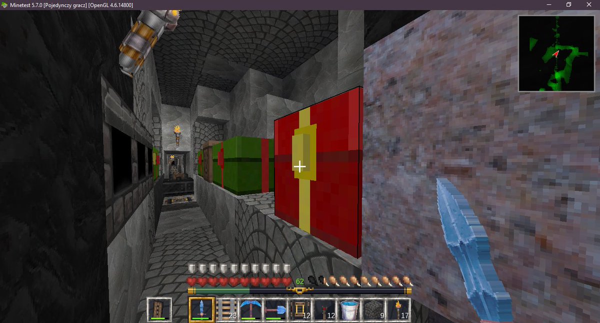 eugeneloza1's tweet image. My first thought was that my videocard died. #minetest