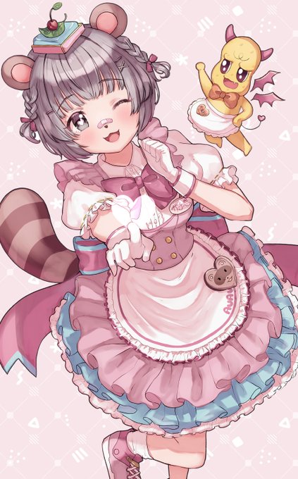 「アライグマ娘 スカート」のTwitter画像/イラスト(新着)