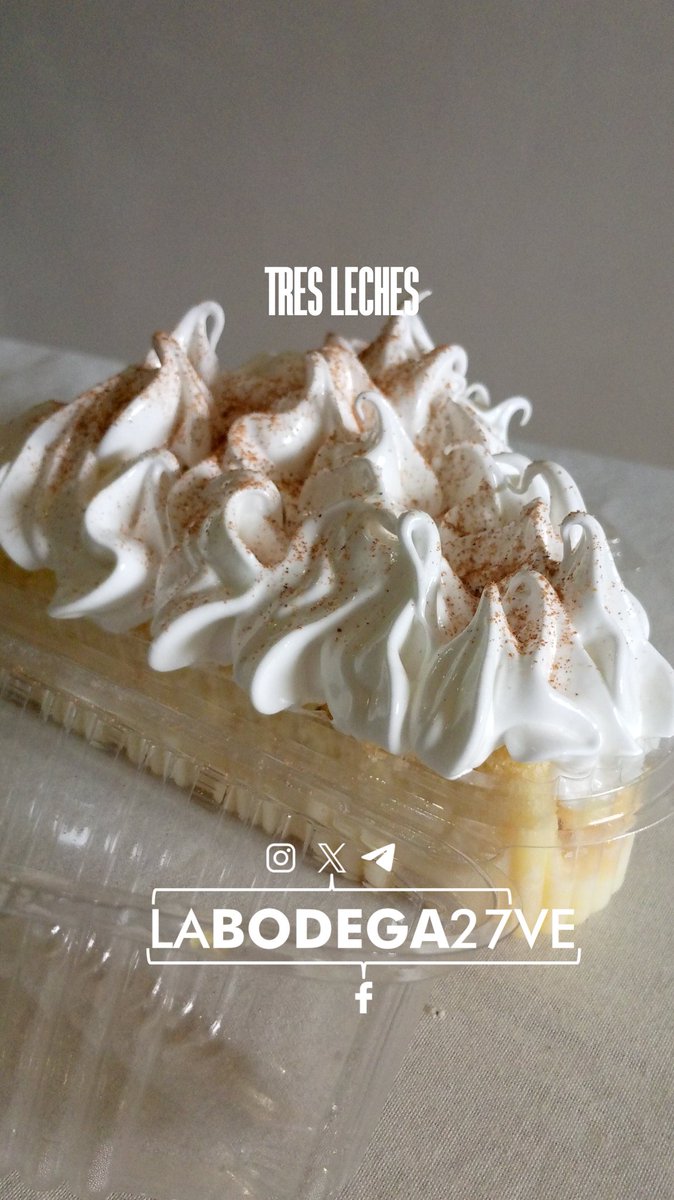 labodega27's tweet photo. La navidad es para endulzarla!
.
Comparte y disfruta!
.
#ParaHoy
✅Tres leches
✅Brownie
 .
.
#LB27 #miamorcontequiero #guatire #24dicembre #tresleches #brownie https://t.co/DJJnZ7WBP4