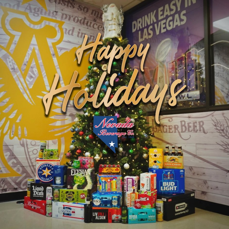 Happy Holidays to you and yours! #NevadaBeverage