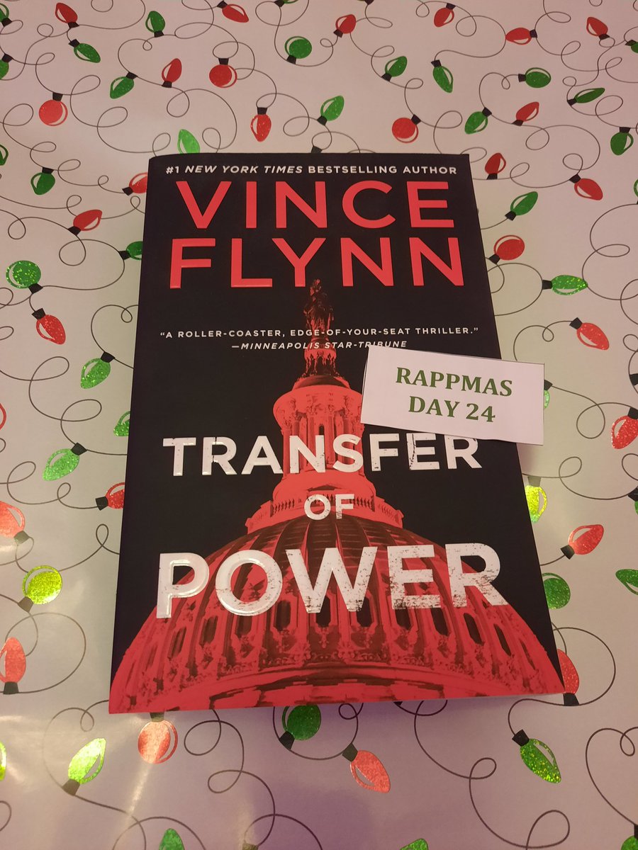 #Rappmas Day 24

Today's giveaway is a copy of #TransferOfPower by #VinceFlynn

To enter: REPLY with when do you open presents, Christmas Eve or Christmas Day? Or do you celebrate a different time?

#HappyRappmas #RappyHolidays #MerryChristmas