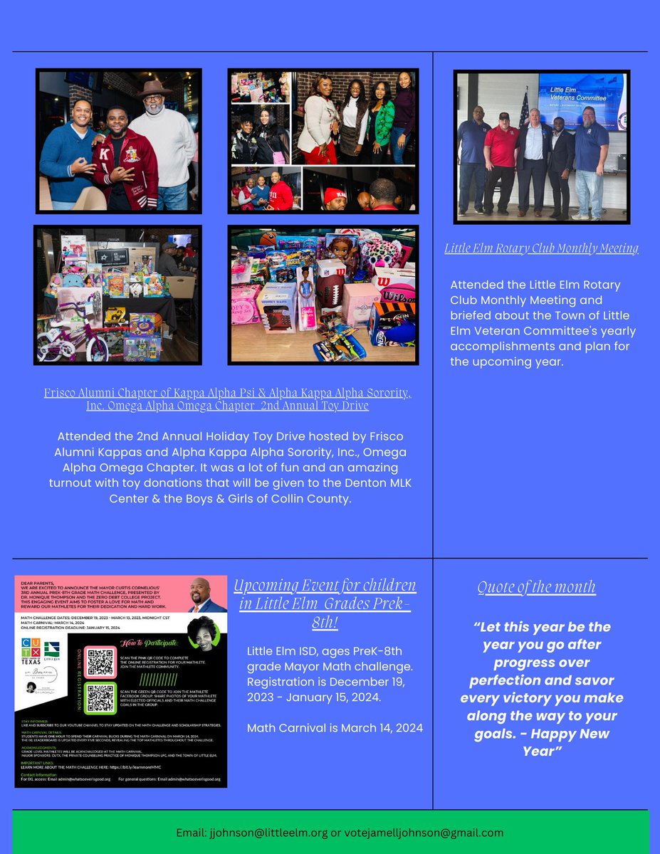 JamellForLE's tweet image. December Newsletter: Merry Christmas! 🎄🎁