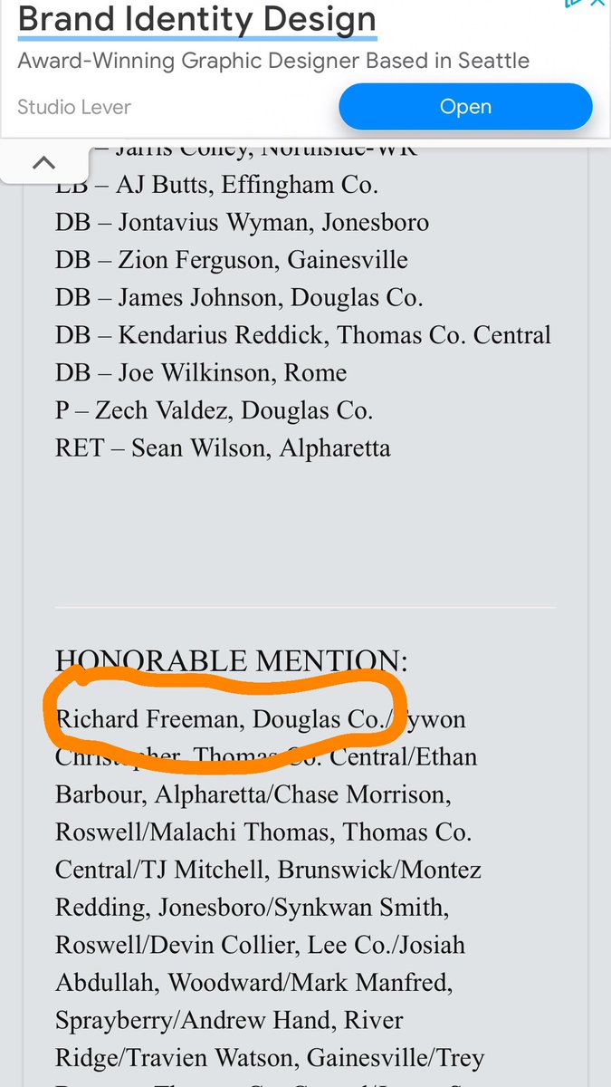 Richard Freeman IV (@freemanlilrich) on Twitter photo Highly blessed to be the First Name on honorable mention All State!! <a href="/RecruitGeorgia/">Recruit Georgia</a> <a href="/CoachJTW/">Johnny T. White</a> <a href="/recruitDCHS/">Douglas County Football</a> Highly blessed to be the First Name on honorable mention All State!! <a href="/RecruitGeorgia/">Recruit Georgia</a> <a href="/CoachJTW/">Johnny T. White</a> <a href="/recruitDCHS/">Douglas County Football</a>