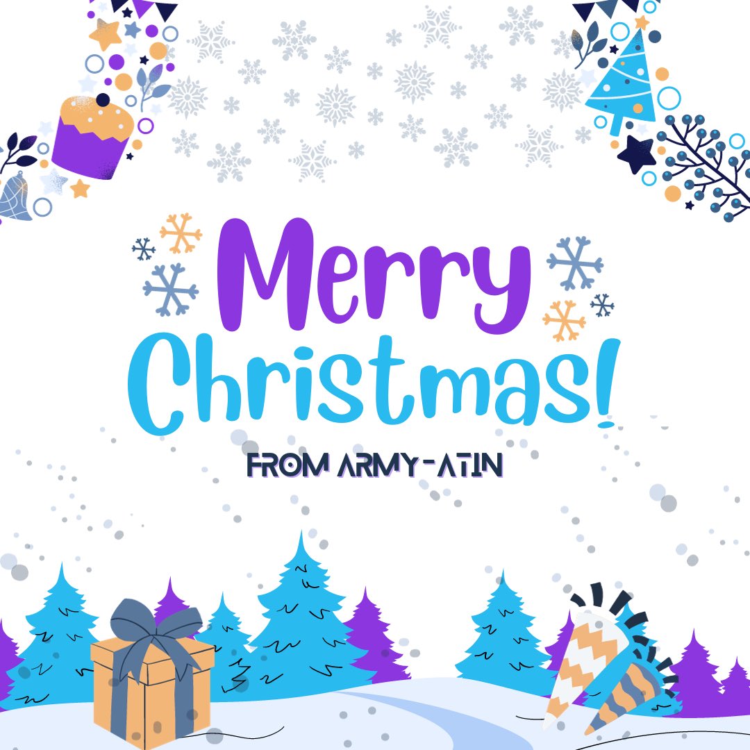 Merry Christmas to all armyxa'tin out there! We hope for a fun and warm celebration for all of you this Christmas season. Continue spreading love just like what our idols have been teaching us all these years 💜💙 Stay safe!

-armytinph

<a href="/BTS_twt/">방탄소년단</a> <a href="/SB19Official/">SB19 Official</a> 
#BTS #SB19