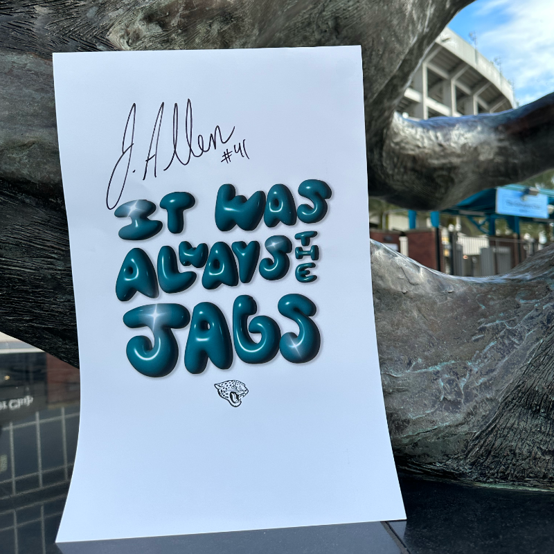 Jaguars's tweet photo. RT to #ProBowlVote and you could win an exclusive autographed poster!

@JoshAllen41_
@andrecisco7
@LoganCooke2
@eazyengram
@swaggy_t1
@Trevorlawrencee
@thekidmcmanus
@foyelicious