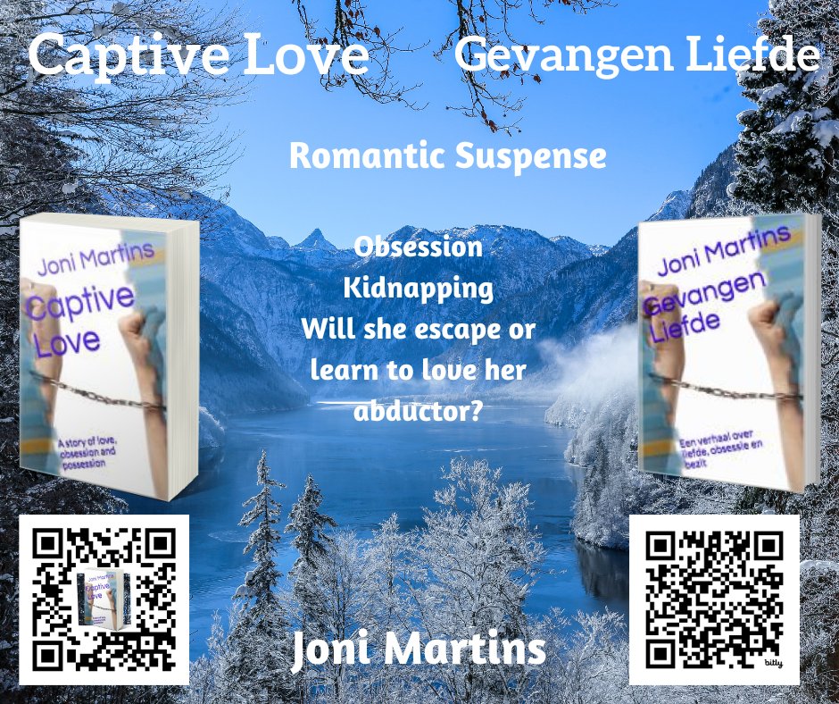SnellingsLieve's tweet image. Obsessive adoration. Kidnapping. Escape or mortal danger? 
Captive Love by @JoniMartins3 
⭐️⭐️⭐️⭐️⭐️  
books2read.com/u/mYogEV 
#IARTG #RomanticSuspense #KCHPromote 
🇳🇱 Gevangen Liefde by @JoniMartins3 
⭐️⭐️⭐️⭐️⭐️  
books2read.com/b/brGoLE 
Grab now!