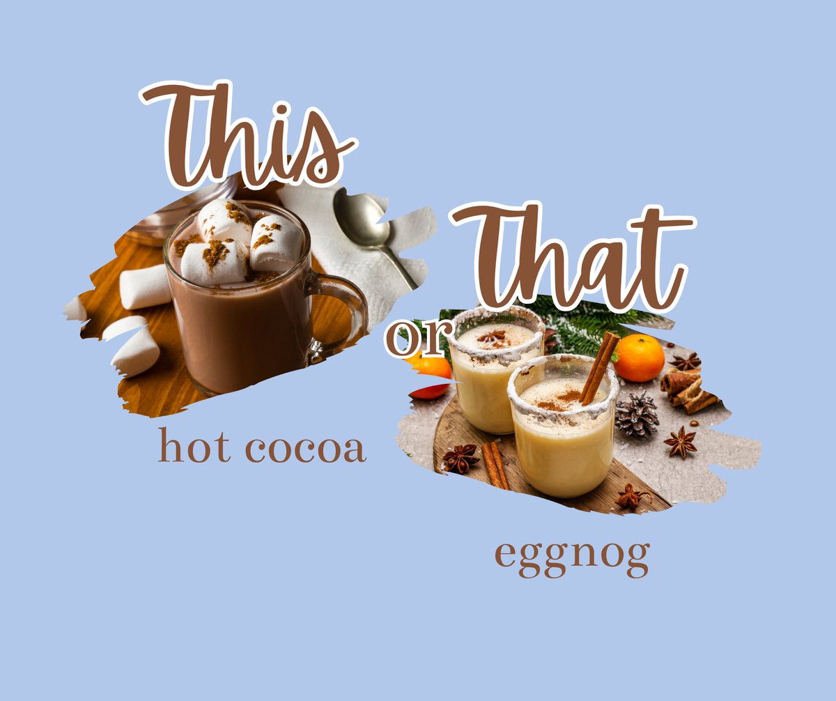 CMWaterSystems's tweet photo. Merry Christmas y'all! 🎄✝️
Which one are you drinking...

This- Hot cocoa
or 
That- Eggnog? ☕️ https://t.co/skBqNs4031