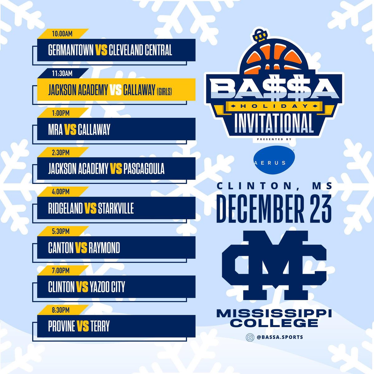 T-Web’s #BASSAHoildayInvitational Standouts 

📌Sam Funches (<a href="/FunchesSam/">Sam Funches</a>)
📌Javarian Mallard (<a href="/Shifty_VAVA25/">Javarian Mallard</a>)
📌Chris North 
📌Dorian Mcmillian (<a href="/doriandagoat1/">dorian mcmillian🏀🎓</a>)
📌Kelen Rich 
📌Sam Hailey (<a href="/samhailey24/">sam hailey</a>)
📌Ashton Magee (<a href="/amagee2025/">Ashton Magee</a>)
📌Will Bizot (<a href="/WillBizot2/">Will Bizot</a>)
📌Mike Williams