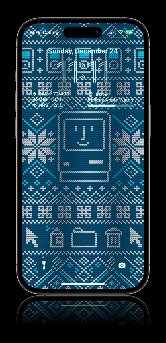 Biggiephil2's tweet photo. Probably the best wallpaper to have with Christmas being tomorrow! Incredible detail. Another piece of art by @BasicAppleGuy
#wallpaper #basicappleguy #iphone14pro #uglychristmas https://t.co/RZtFbV9xpY
