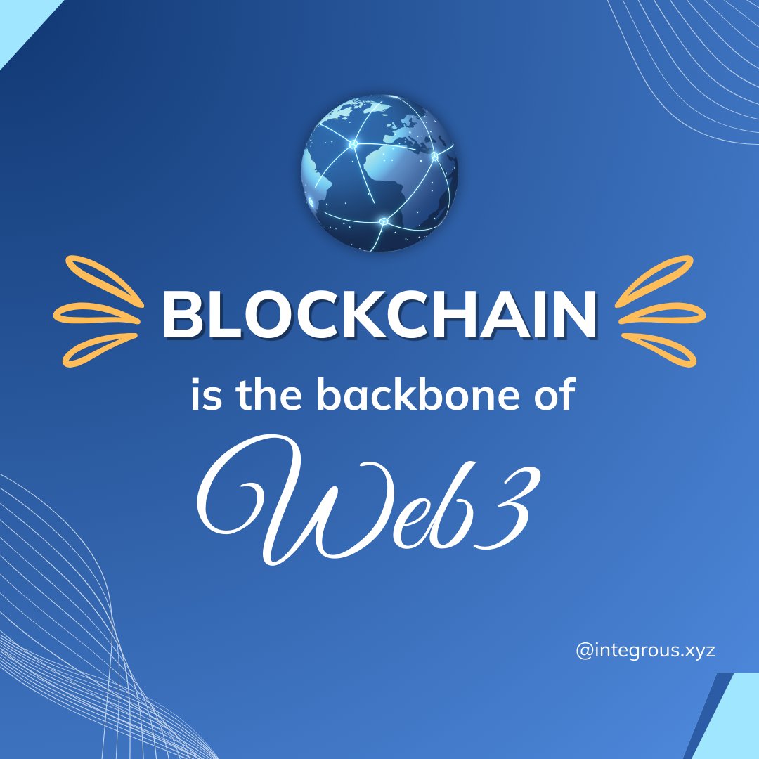 integrousxyz's tweet photo. If you have ever wondered about the relationship between blockchain and Web3, this thread is for you! ๐
#education #integrous https://t.co/ohjpkJ0TVW