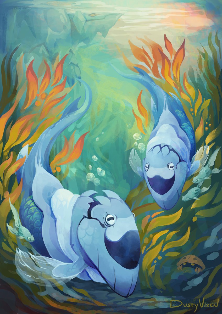 ❄️Fossil fish ❄️
My piece for <a href="/sheercoldzine/">Sheer Cold - Ice Zine - FINAL DONATION / COMPLETE!</a> !!