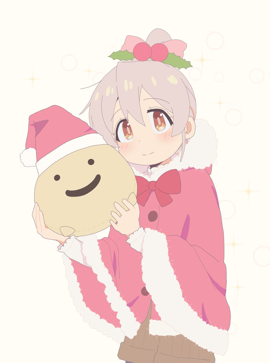 緒山真尋 「クリスマスと言えばこの衣装だよね～。#おにまいお絵描き #おにまい 」|ぽんすけのイラスト