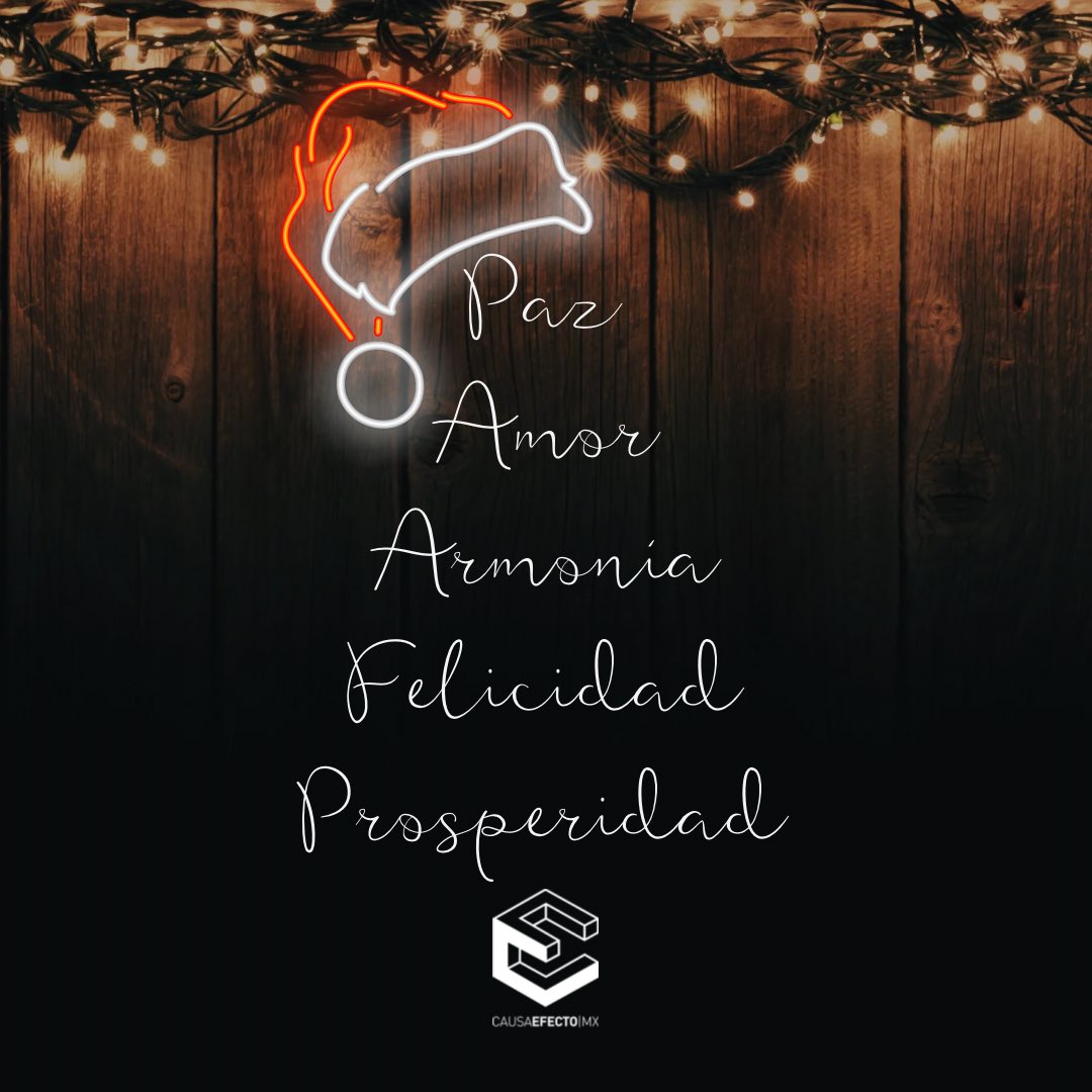causaefectomx's tweet photo. Los mejores deseos a nuestros clientes, colaboradores y aliados. 🎄🎁 https://t.co/POBqOjhf3S