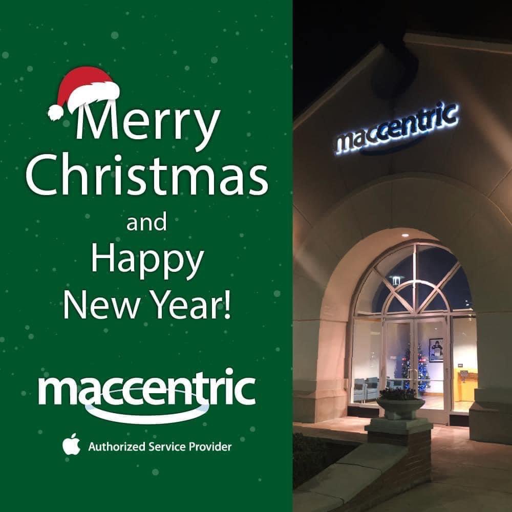Merry Christmas from your friends at Maccentric! 🎅🏻🎄🎁