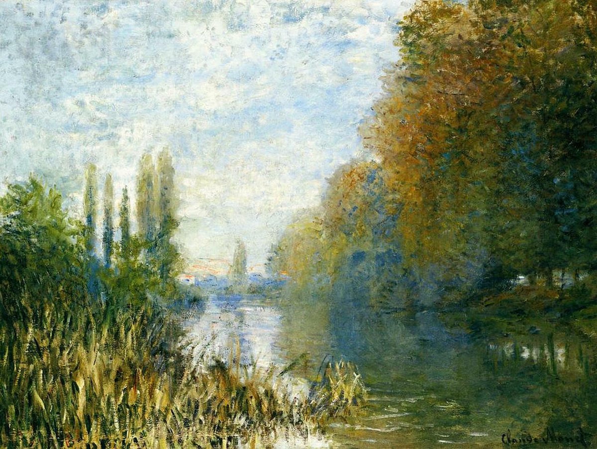 The Banks of The Seine in Autumn, 1876 botfrens.com/collections/41…