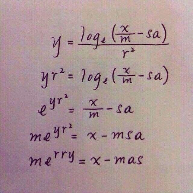 ChrisWirth9's tweet photo. Important message today ⬇️ :
#Xmas #Noel #mathem https://t.co/AHDvR2WXlx