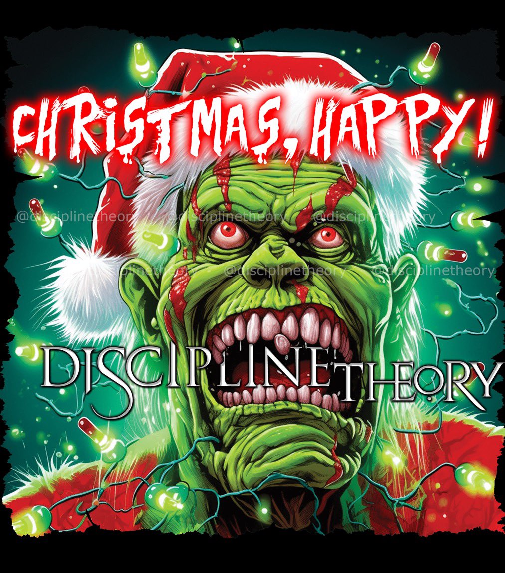 #Zombie #Santa is wishing you a #Christmas, Happy! His brain got a little rot but you know what he means.  Have a happy holiday. Hope to see you next year… literally. 
#christmas2023 #disciplinetheory #christmashorror