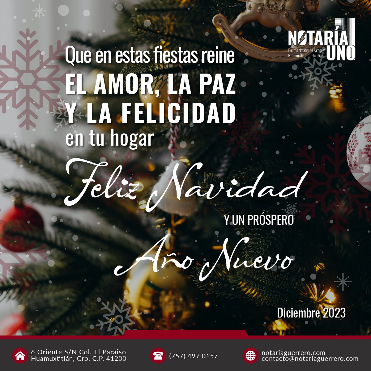 NotariaGuerrero's tweet photo. ¡Felices fiestas! https://t.co/EFHT5KR03b