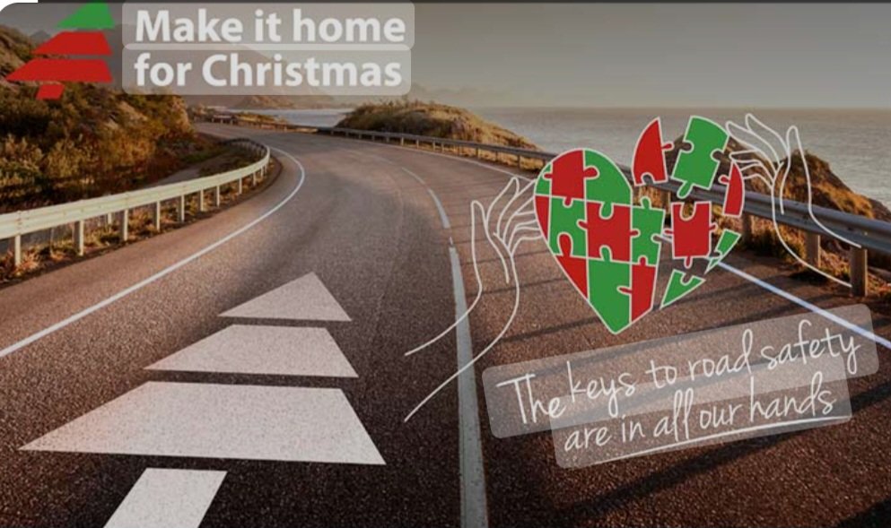 We want you to arrive at your destination safely. Choose life this festive season. Your loved ones want to see you! 

Happy holidays to you and yours. 

#roadsafetyawareness