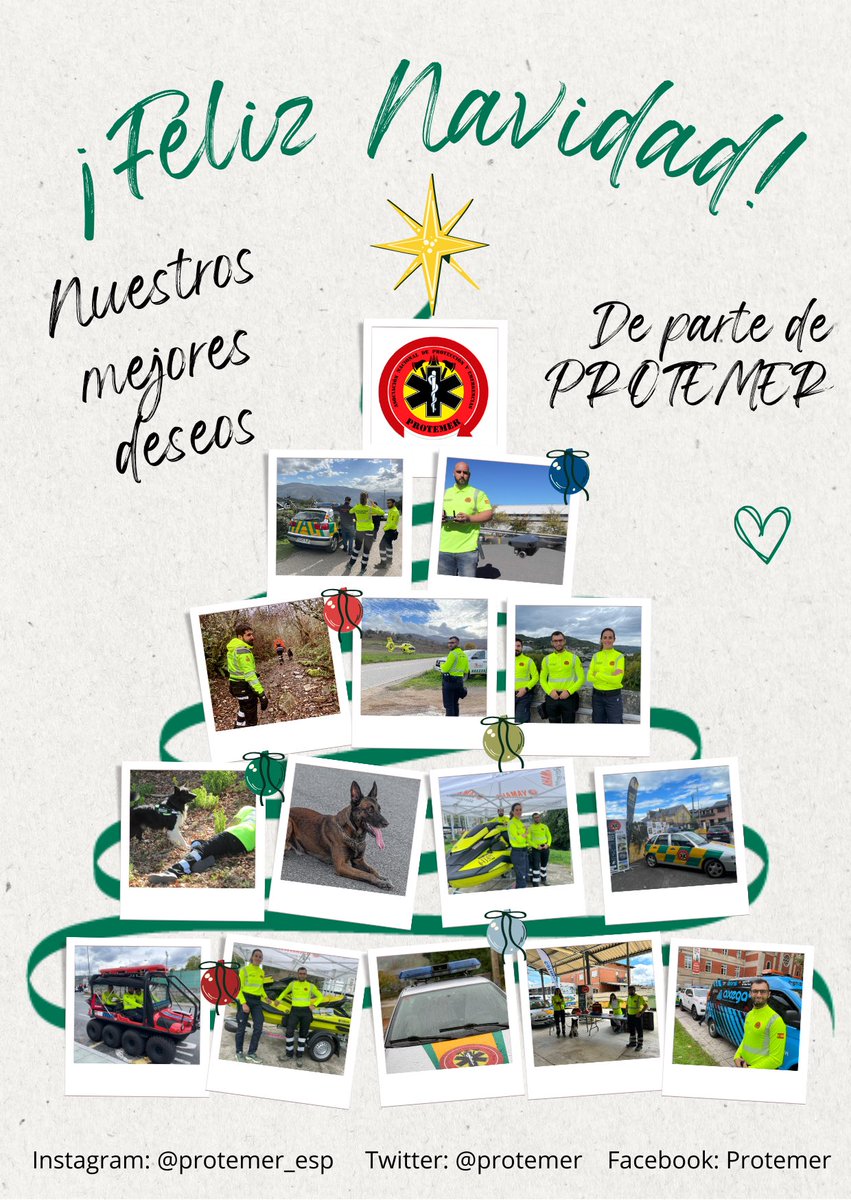 Deseamos a todos una Feliz Navidad llena de amor, paz y unión. Sigamos trabajando juntos para hacer del mundo un lugar mejor.

#FelizNavidad #NavidadSolidaria #AyudaHumanitaria #RescateDePersonas #PerrosDeRescate #Emergencias #Solidaridad #Desaparecidos #Voluntariado"