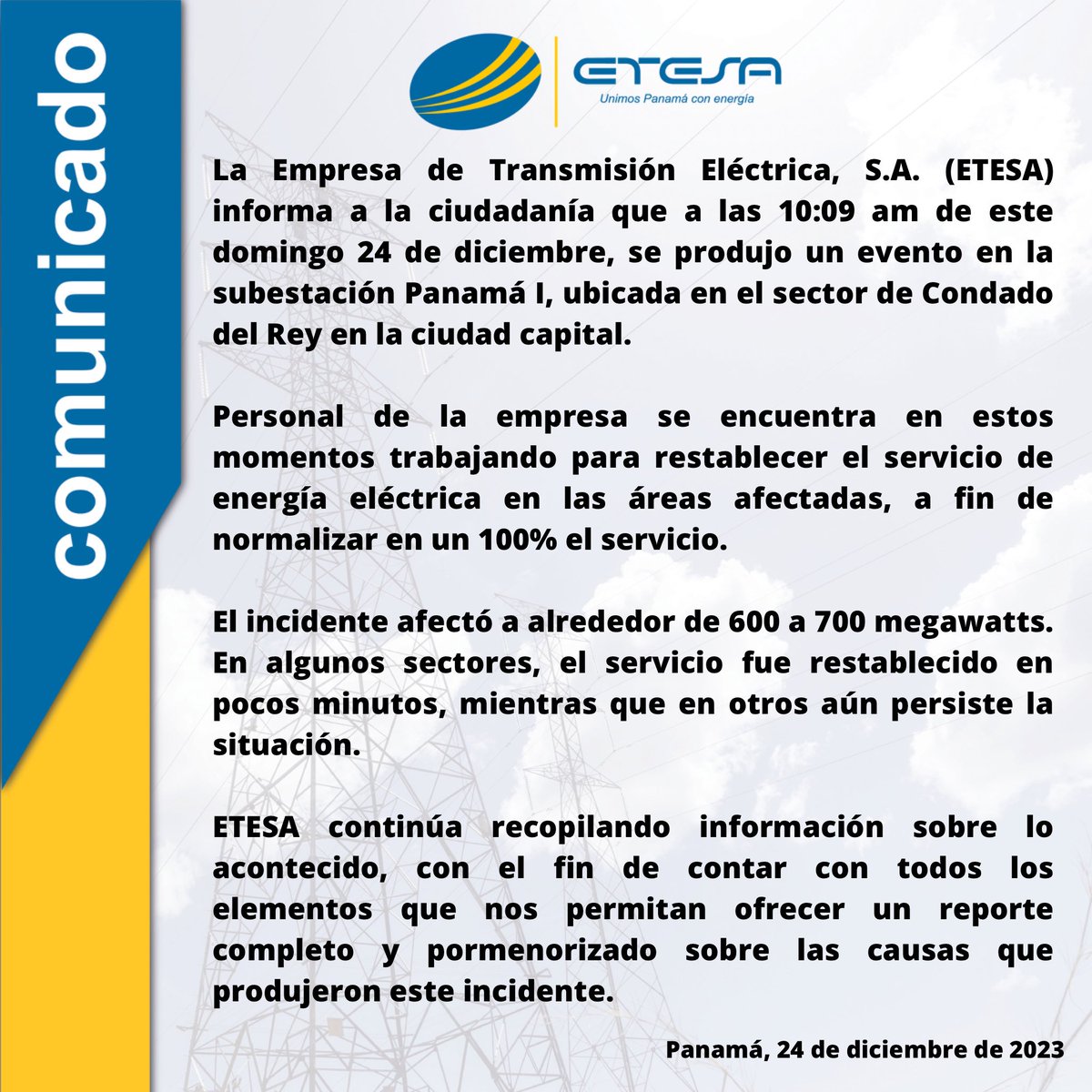 ETESA tweet media