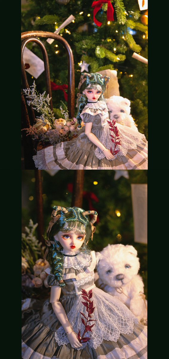 Rei_yuqsun's tweet photo. 【Wish you a Merry Christmas】
#bjd #ボークス  #volksdoll #superdollfie #bjdphotography #人形 
#スーパードルフィー #balljointeddoll #dollphotography  #SD_初期子 ＃sd_アナ https://t.co/upYXuZO7wD