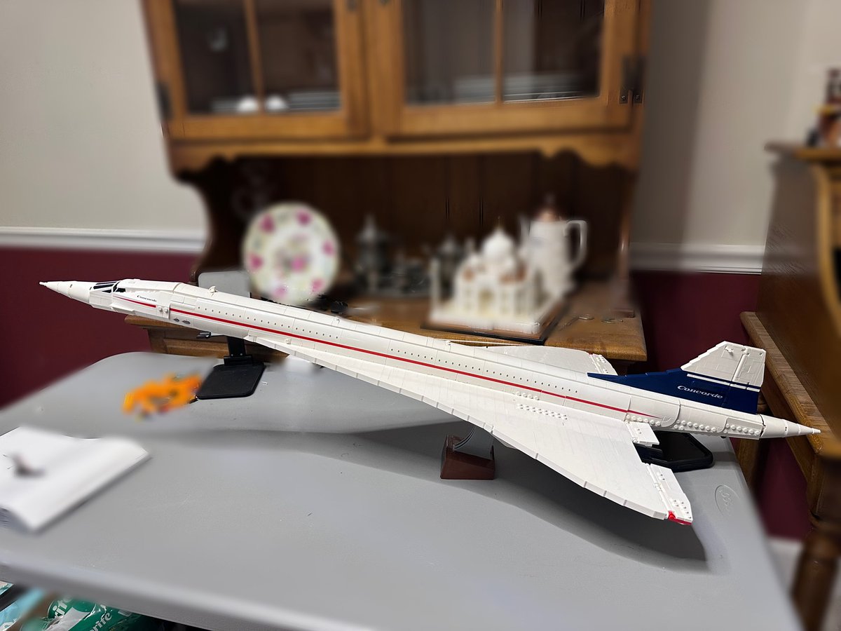 Our latest @lego creation The Concorde” <a href="/colinodonoghue1/">Colin o'donoghue</a> thought you’d appreciate this one. Good luck building all yours/E’s. Merry Christmas 🎄!!! (PS we chatted about this in Columbus a few weeks ago, just in case that day was a blur)