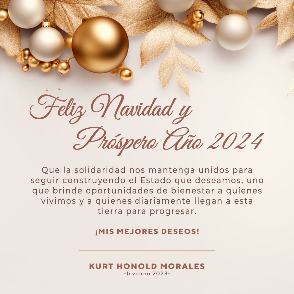 ¡Felices fiestas!