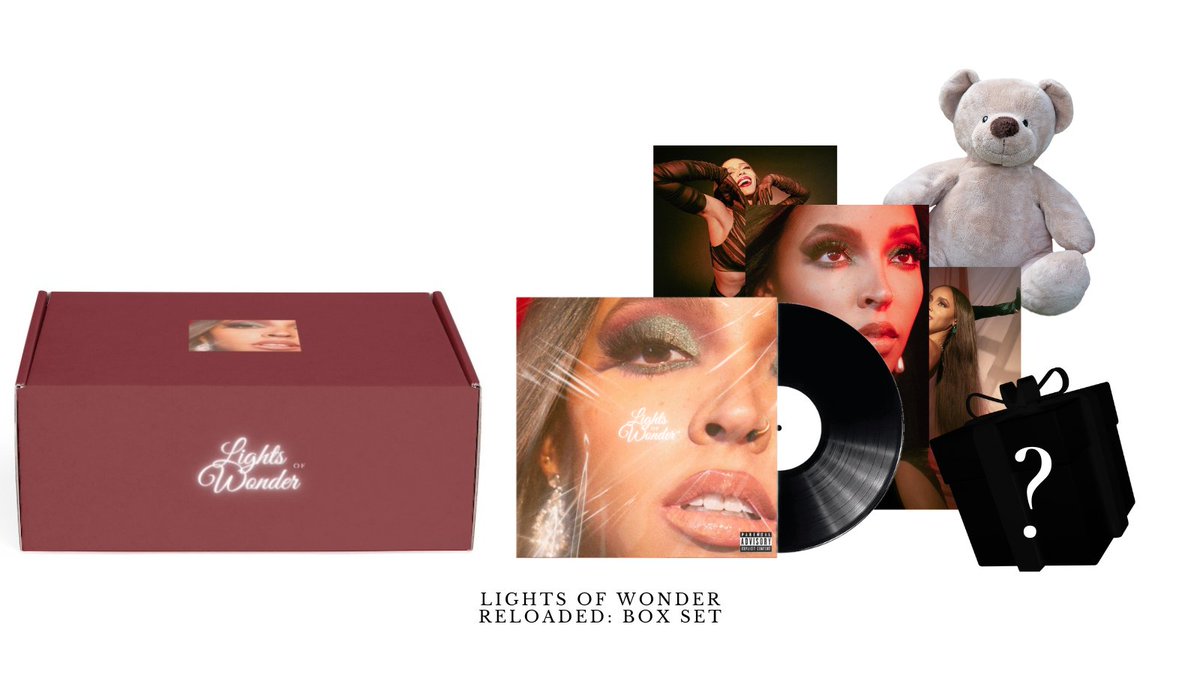 vinitheeyonce's tweet photo. ๐ณ๐๐๐๐๐ ๐๐ ๐พ๐๐๐
๐๐ โจ
O Box Set da versรฃo reloaded do Lights of Wonder jรก estรก disponรญvel a venda contendo:
-3 posters
-1 vinyl
-1 pelucia
-1 brinde surpresa
๐ COMPRE: https://t.co/4E99cY1PWv
RPG | @RHallucinado โข #SalesHLC โข #LightsOfWonderโจ โข #OHolyNight๐ https://t.co/6KohHfb5zt