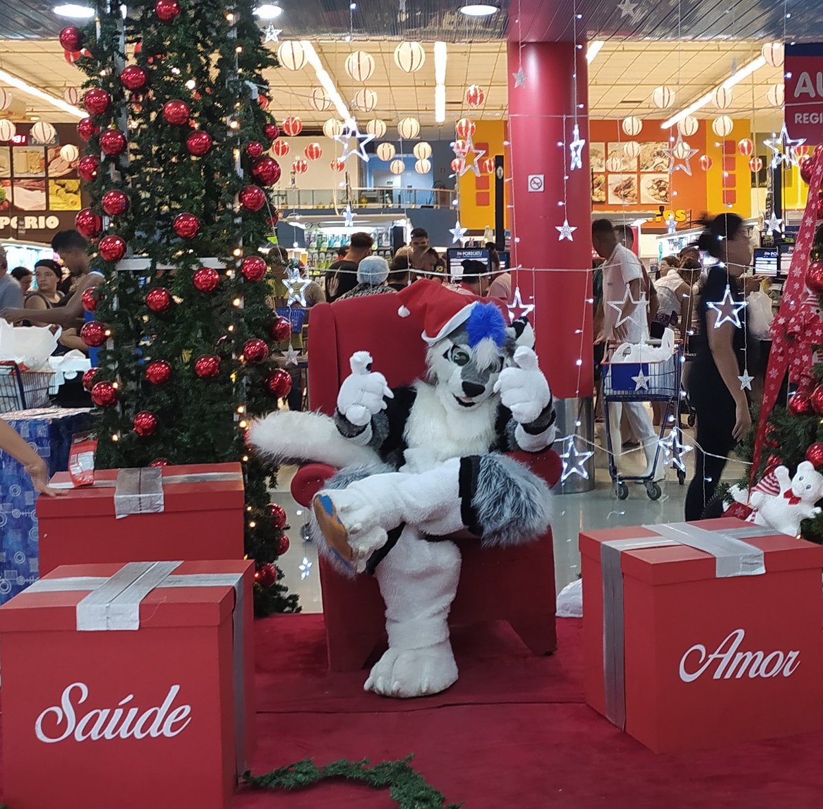KaspherDraws's tweet photo. Olha se não tem Noel porque cheguei pouco tarde tem KaspherNoel ksksksk 

#furry #fursuit #Cristmas #santa #FursuitEveryday https://t.co/cxzzxtY1Cl