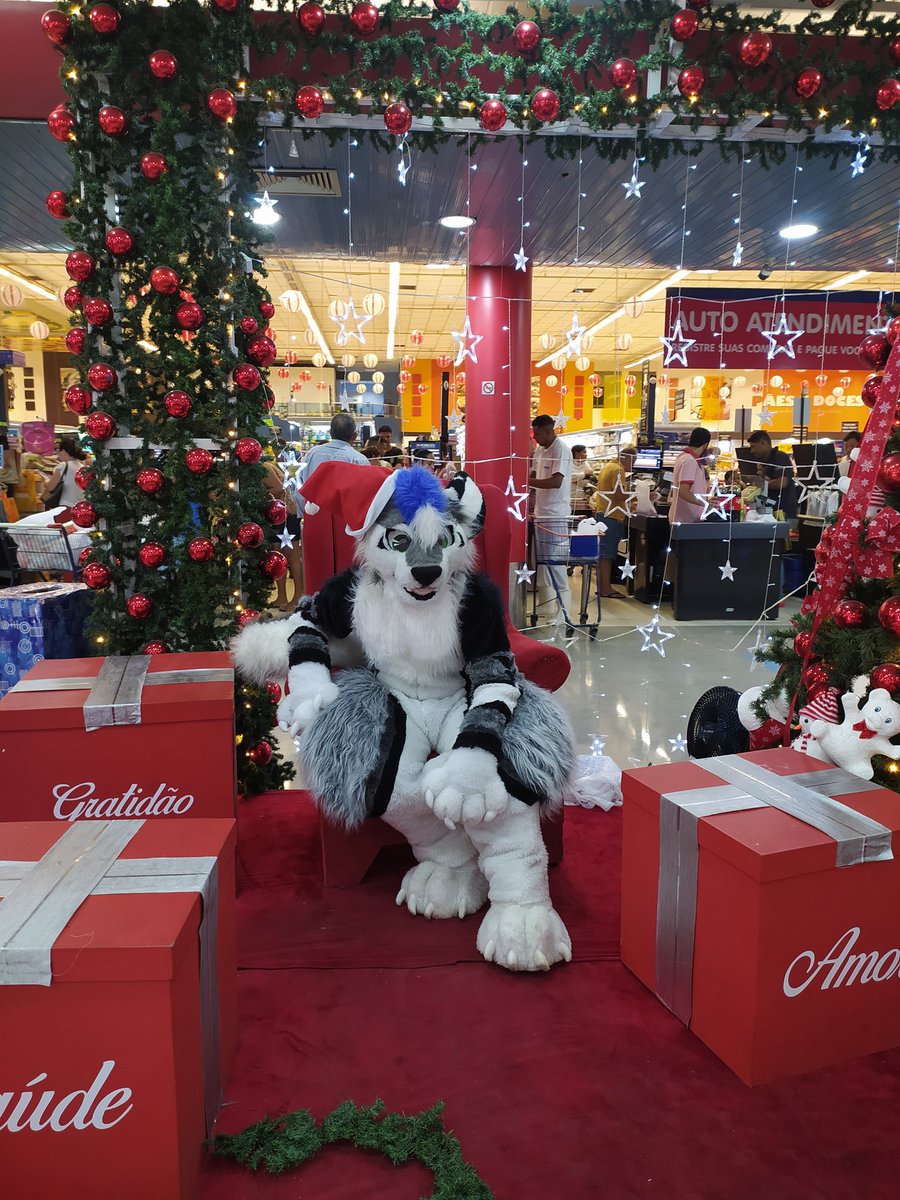 KaspherDraws's tweet photo. Olha se não tem Noel porque cheguei pouco tarde tem KaspherNoel ksksksk 

#furry #fursuit #Cristmas #santa #FursuitEveryday https://t.co/cxzzxtY1Cl