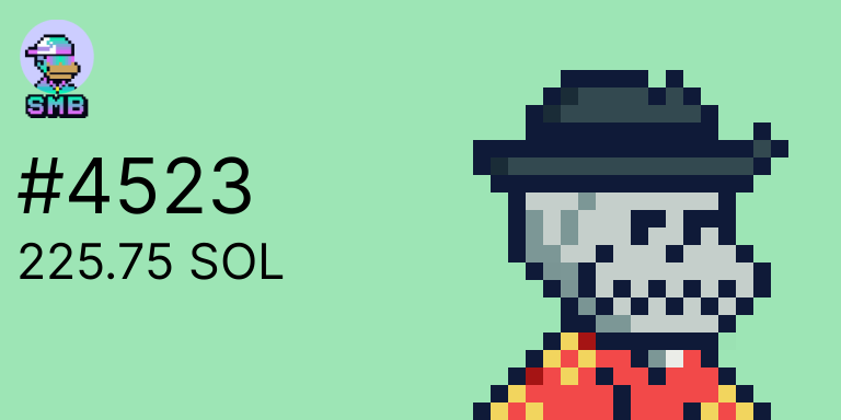 smb_tradebot's tweet photo. 🙈 SMB #4523 COLLECTED for 225.75 S◎L
💵 $25,688.09 USD

🛒 https://t.co/QWg008FBnB
🐒  solanambs

📝 https://t.co/eaQlfDF8Xl https://t.co/lOXu123vOU