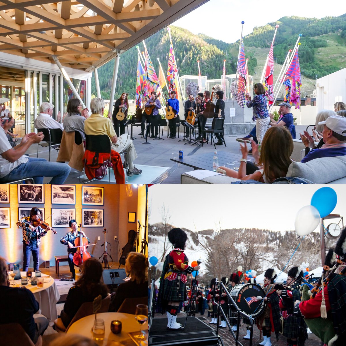 On behalf of our Member Aspen Chamber: Throughout the year, internationally acclaimed gatherings, art exhibitions, performances, and lectures define the unique culture that can only be found in Aspen. 
#aspen #artsandculture #localexperience #grouptravel
