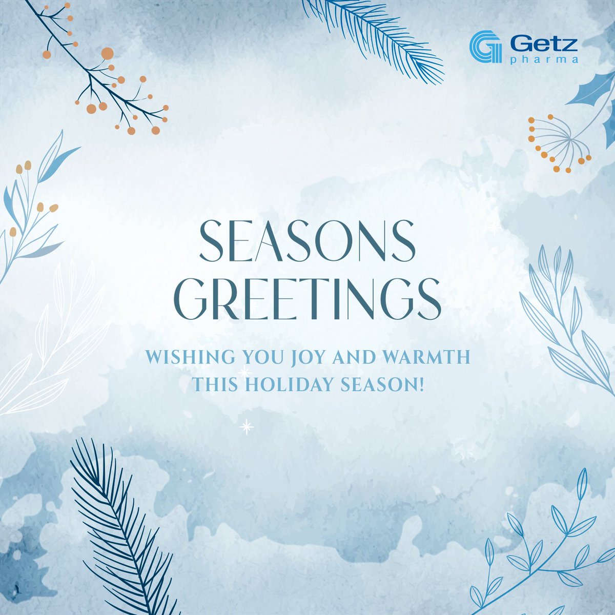 Getz Pharma wishes you and your family happiness and prosperity as the festive season begins. May the spirit of the holidays fill your days with bliss and warmth. #GetzPharma #FestiveSeason