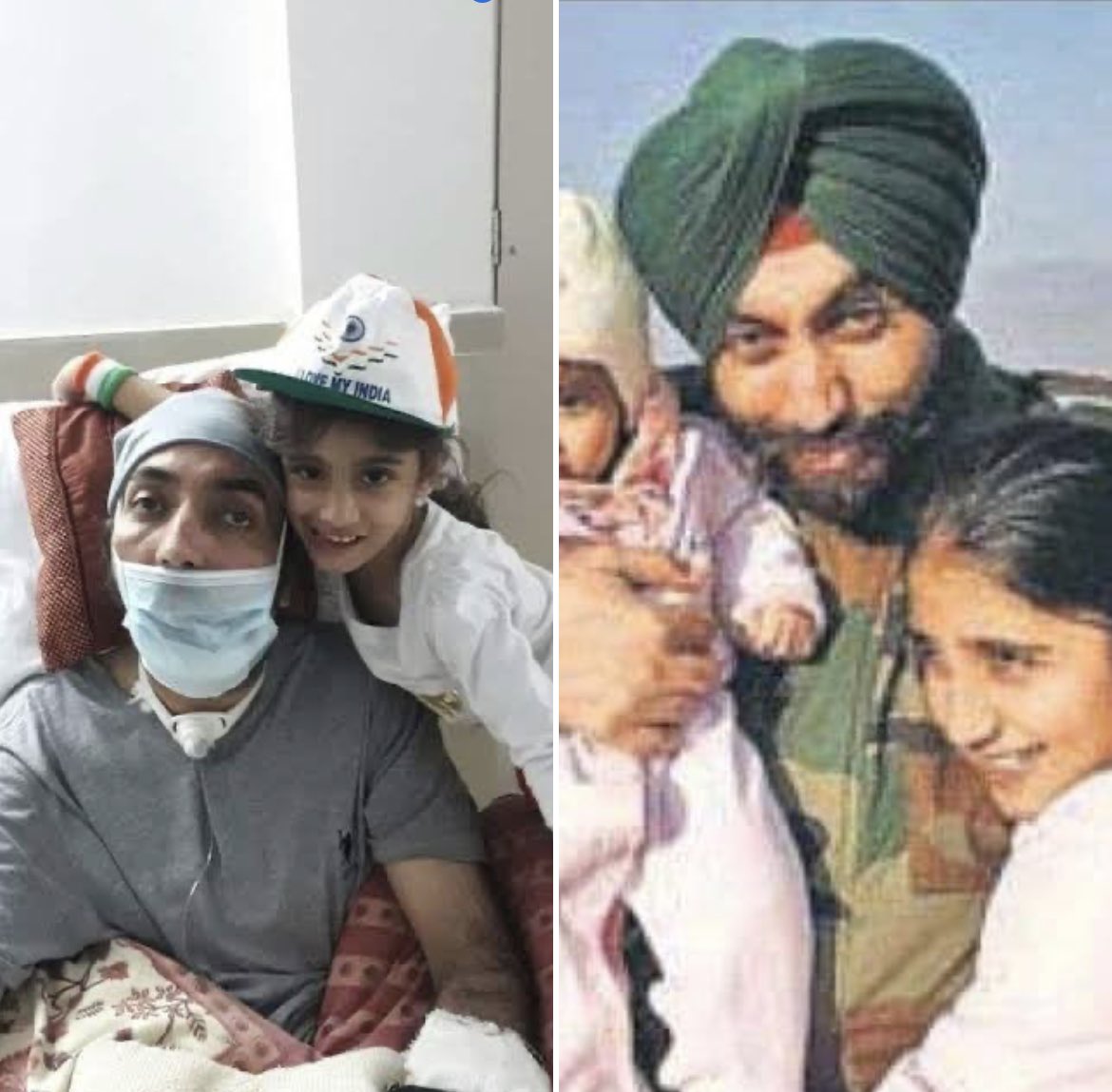 Lt Colonel Karanbir Singh Natt Sir..( SenaMedal ) who sustained a grievous injury fighting terrorists in Kashmir in 2015. 

He breathed his last yesterday at Military Hospital Jalandhar after being in coma for 8 years.

#KargilWar