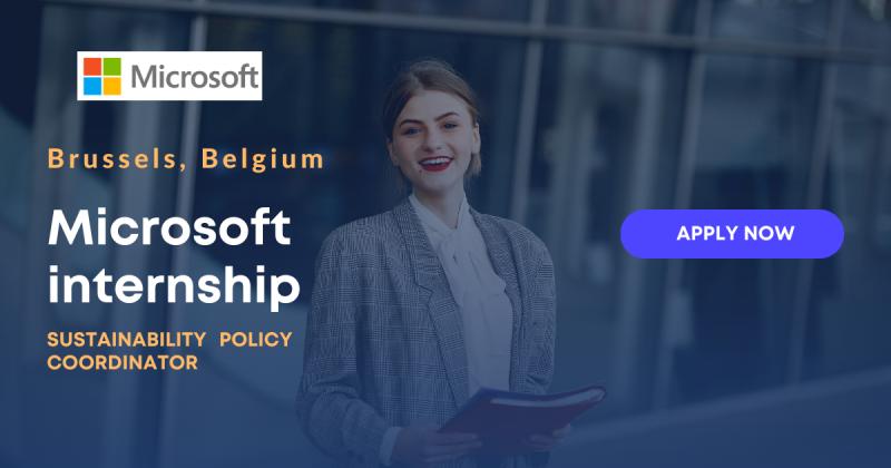 opportunitiesfy's tweet photo. 🌐 Microsoft is Hiring: Sustainability Policy Coordinator (Internship)
Apply Here: https://t.co/m8xPwDOSav
#MicrosoftJobs #PolicyCoordinatlyor #Sustainability #Internship https://t.co/GV2GF1g8pQ