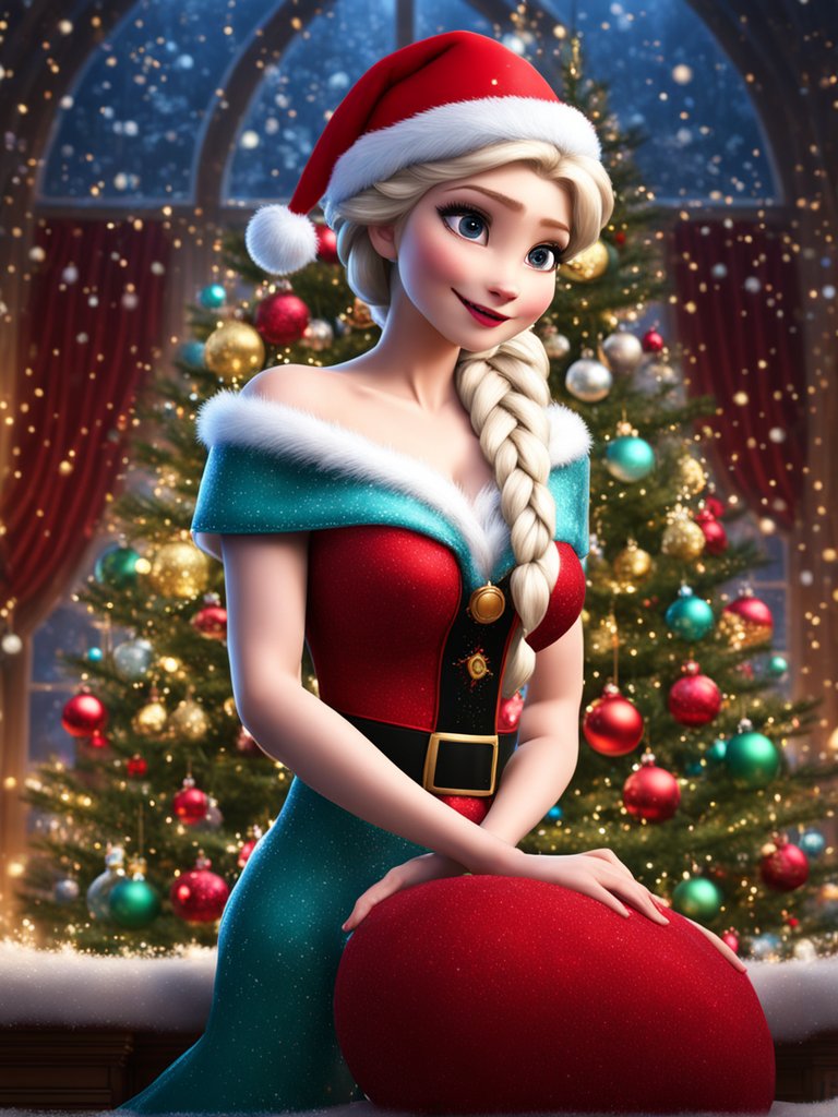 NickCaptain6's tweet photo. 🎄Merry Christmas to everyone!😍
#TifaLockhart #Yennefer #Elsa #Christmas https://t.co/rrhLRMlsUS