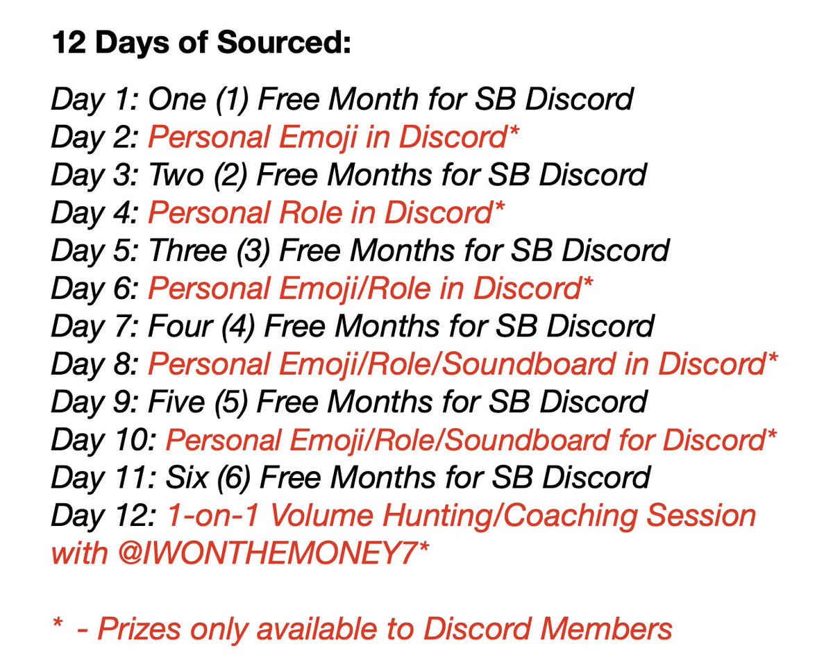 SourcedBetting's tweet photo. 🎅 Merry Christmas Eve, everyone!! 🎅

With Christmas being tomorrow, we wanted to announce our "12 Days of Sourced" Giveaway! 

Each day we will be announcing 1 winner for the corresponding prize (Day 1 Winner wins Day 1 Prize)

🎄To enter, just be sure to like and retweet!🎄 https://t.co/Dj48VYm7PW