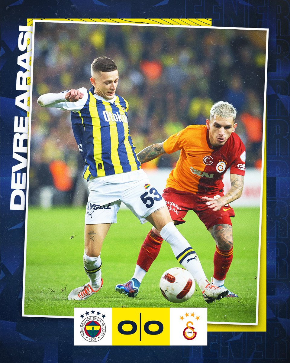 İY | Fenerbahçe 0-0 Galatasaray