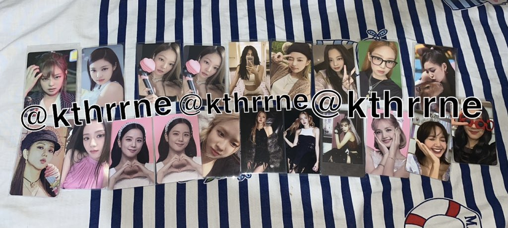 WTS in rush blackpink photocard
clearance sale
ww buyer if have ina address
bs oren

T. Jennie Jisoo Lisa Rose bp poca pc pisi jenbear ls capybara jenspecs ginger hair hologram ic icecream heart bornpink boboan the girls bptg born pink vinyl pink hawaii sumdi summer diary selca