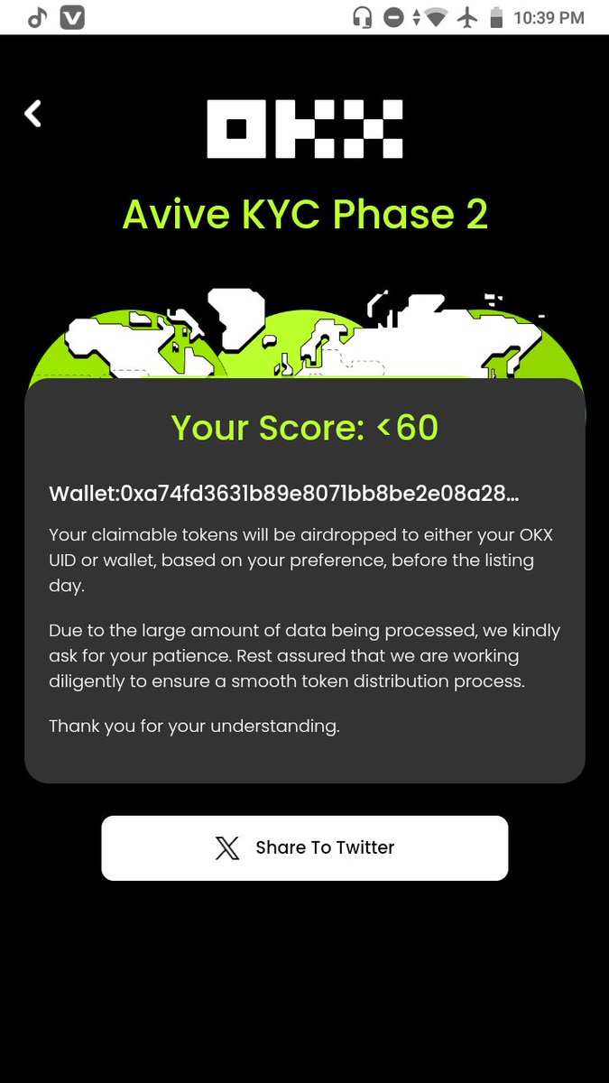 DavidRider0100's tweet photo. @Avive_World Hello @Avive_World 
I have complete all step.
But, I got nothing...what's going on❓ https://t.co/Bj1ZU8Csg0
