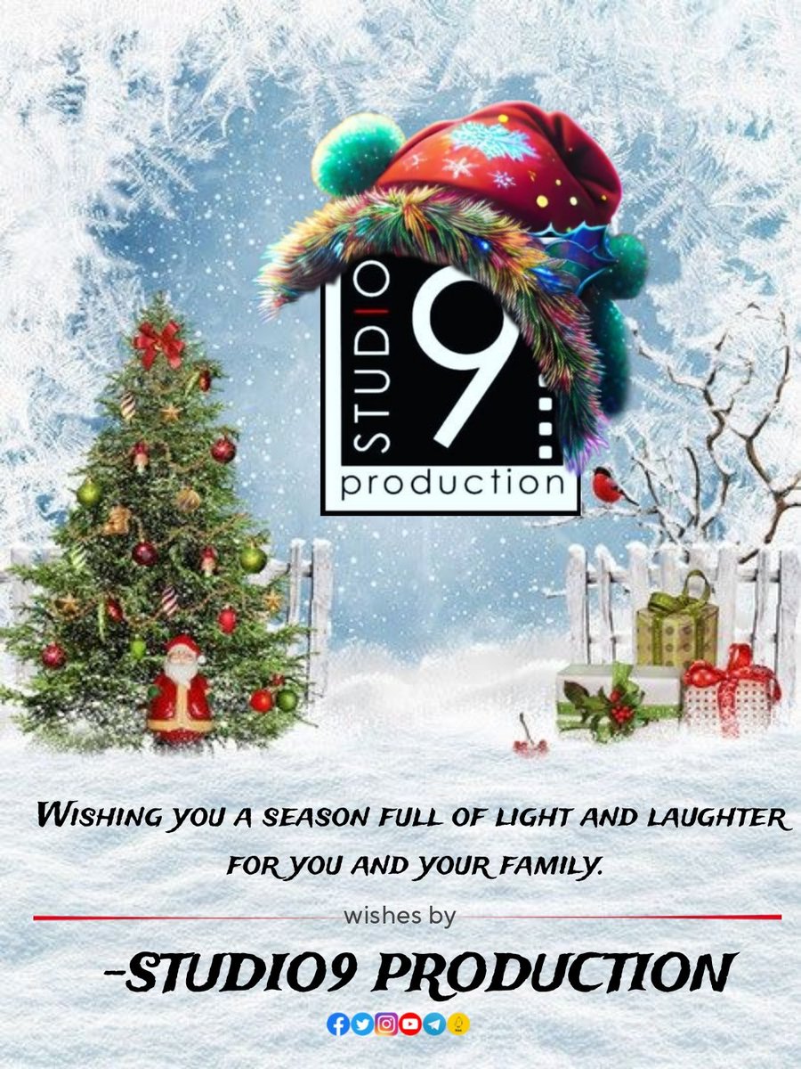 STUDIO9_produc's tweet photo. Wishing you a season full of light and laughter for you and your family. #HappyChristmas https://t.co/KmZHmA6gdH
